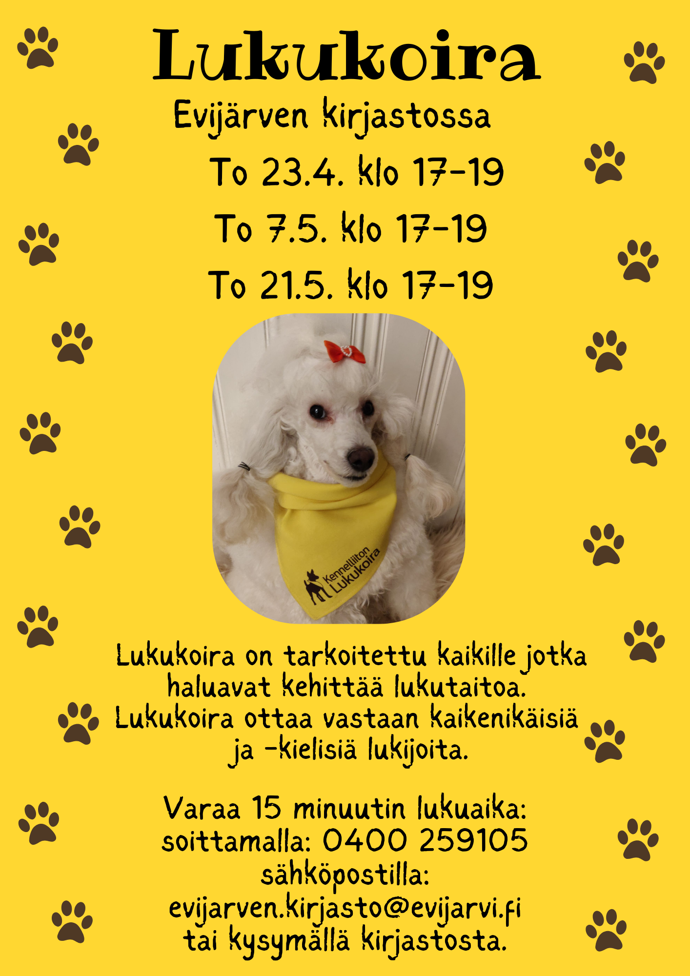 Lukukoira toukokuu 2026