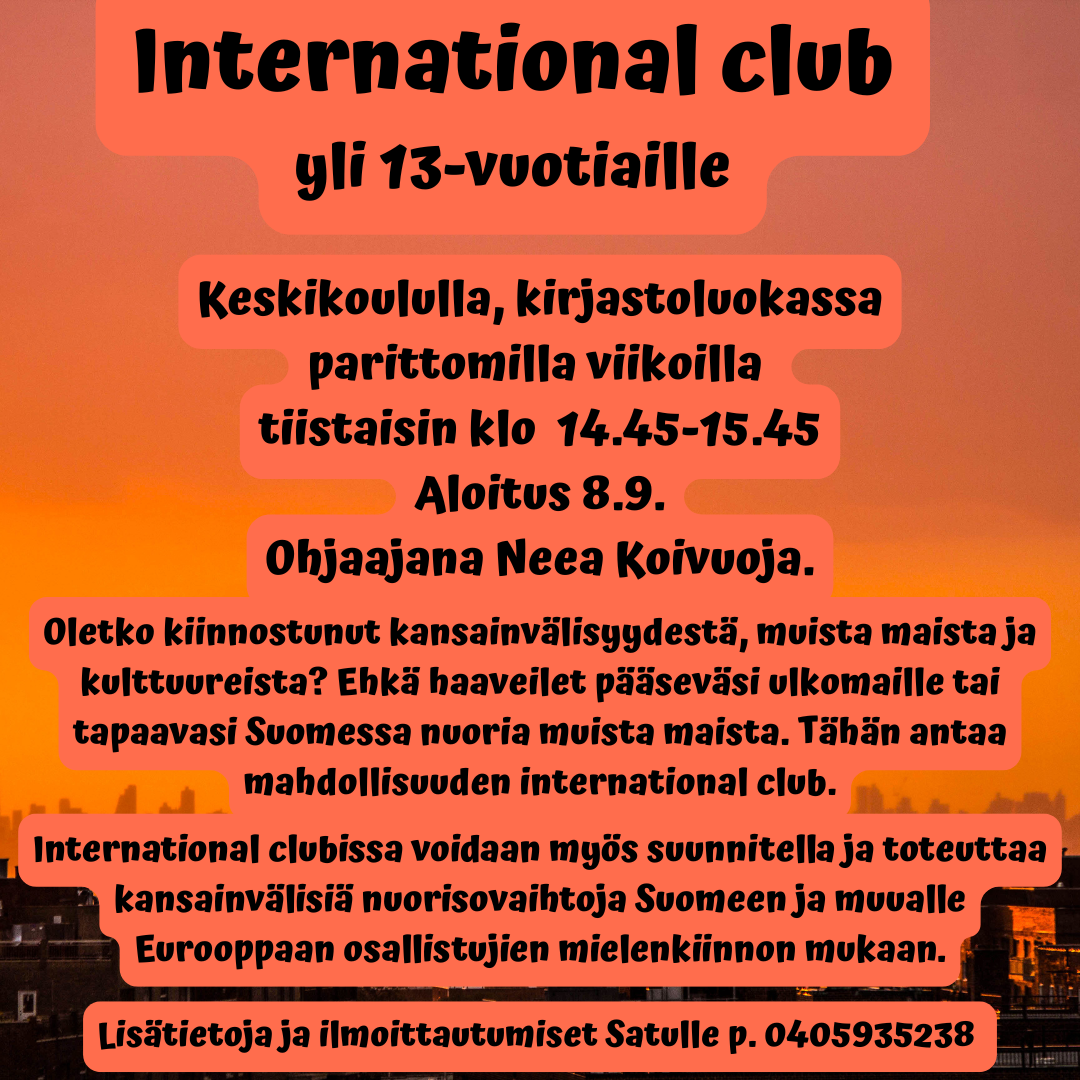 International club syksy 2026