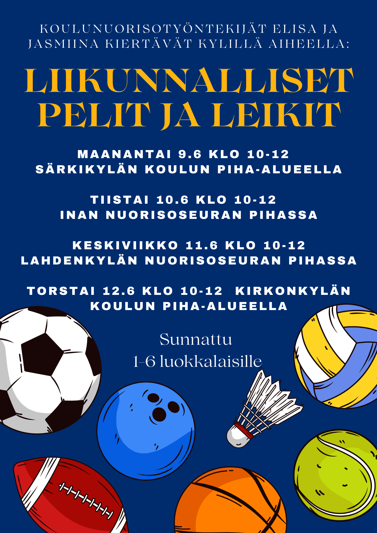 LIIKUNNALLISET PELIT JA LEIKIT
